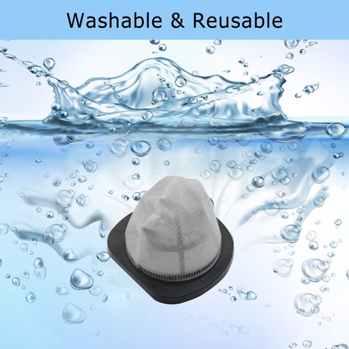 Aolleteau 2037423 Filter Compatible with Bissell 3-in-1 Lightweight Stick Vac 38B1, 38B1L, 1059 Series, Compare to Part# 2037423 & 2037424 (4 Pack Vacuum Filter & 4 Pack Foam Filter)