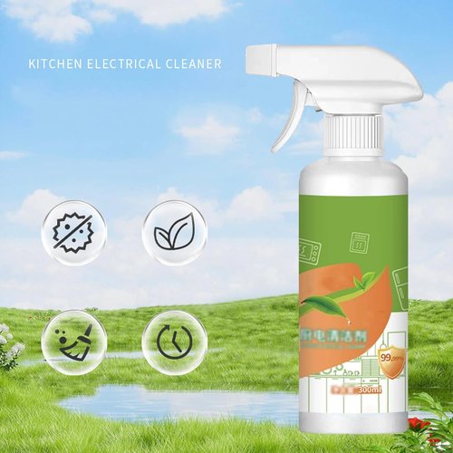 Kaminii Fly Cleanse Natural Formula to Household Appliances,New10.56oz Electrolyzed Ion Kitchen Cleaner Spray,Kitchen Appliance Cleaner,For Hold,Oven,Stove,Range Hood (2PCS)