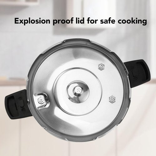 Fdit Stainless Steel Pressure Cooker Efficient Cooking Multifunctional Design Rapid Heat Conduction Dual Purpose Electric Gas Stoves (22CM), Fditfa6ko7zi3v-11