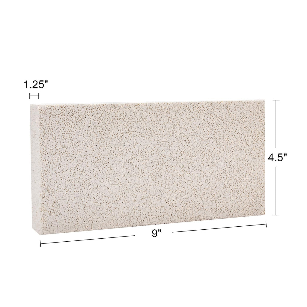 12 Pieces Insulating Fire Brick for Ovens, Kilns, Blacksmith, Fireplaces, Forges 9" x 4.5" x 1.25" 2300F Rated Insulating Fire Bricks