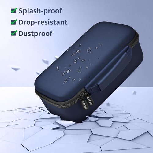 GWCASE Travel Steamer Case - Fits DRFLASH & Nesugar Models | Compact Design with Mesh Pocket (Blue)