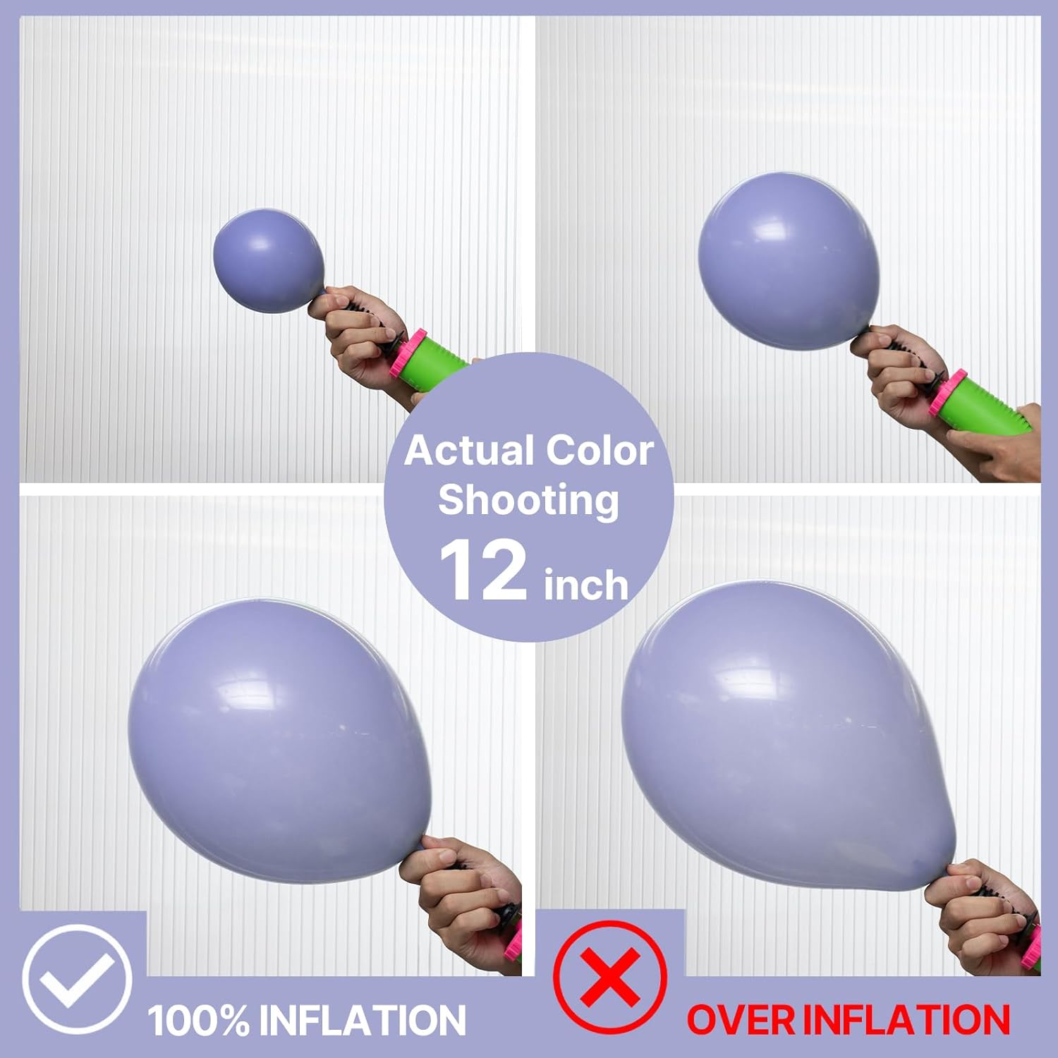 PartyWoo Dusty Blue Balloons - 101pcs 12 Inch Latex Balloons for Baby Showers & Celebrations