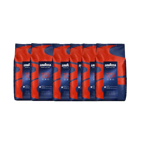 Lavazza Top Class Whole Bean Coffee - Medium Espresso Roast, 2.2LB | Pack of 6 Bags