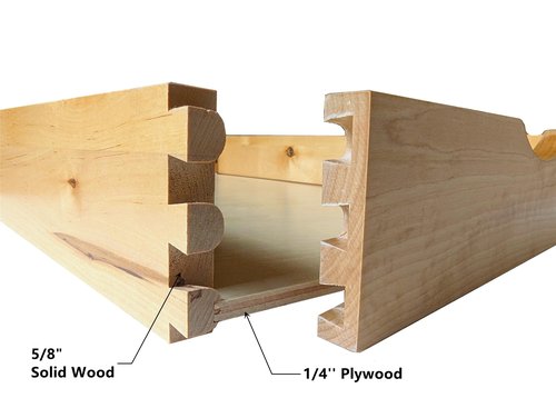 Solid Wood Pull Out Drawer 27" W × 21" D for Kitchen Cabinets, Roll Out Tray with Full Extension Slides, Natural Wood, DIY Assembly