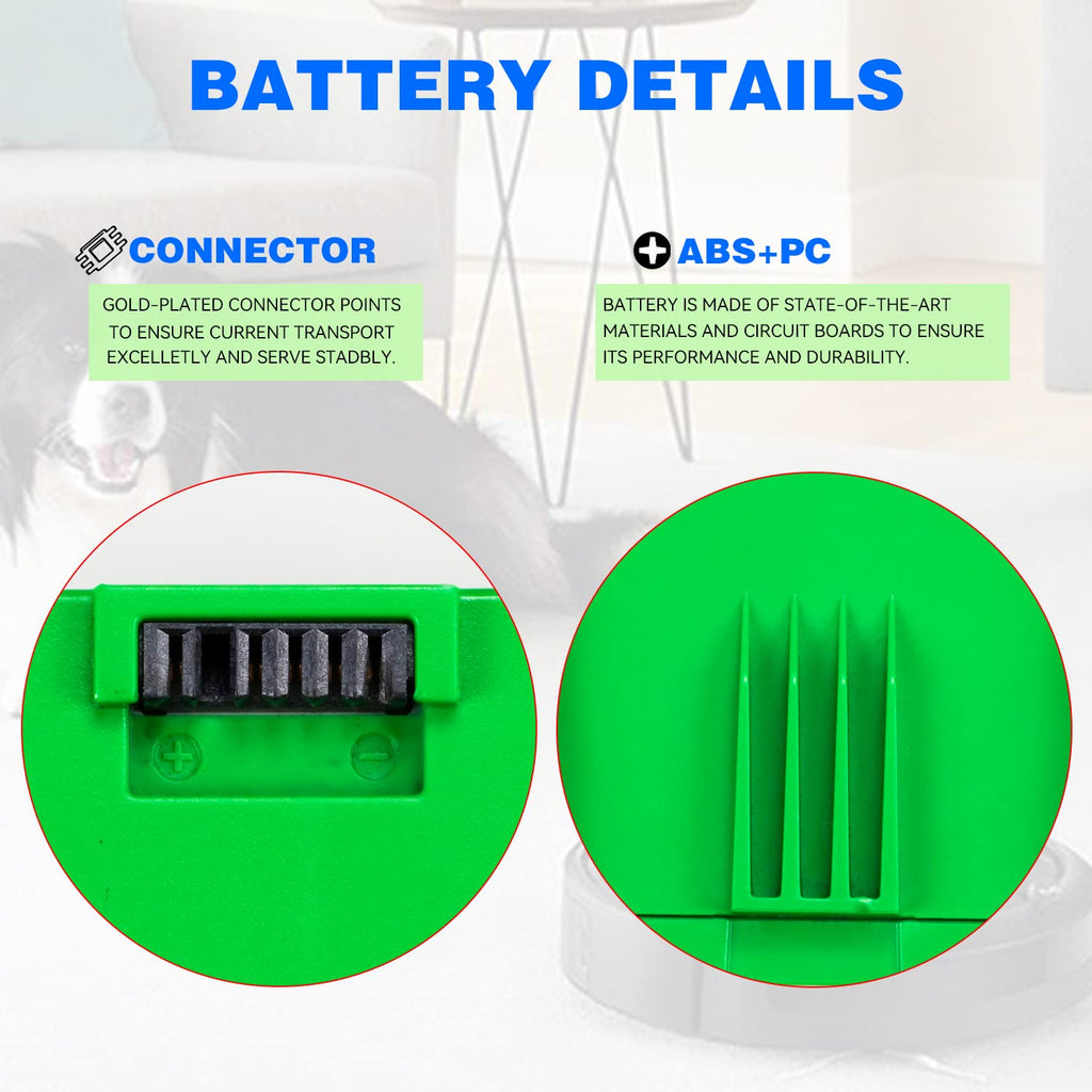 ABL-F Battery Replacement for iRobot Compatible with Roomba i8 i8+ i7 i7+ 7150 7156 7158 7550 7558 i6 i4 4150 i4+ 4550 4552 i3 i3+ 3150 3158 3550 3556 e5 e5152 e5154 e5158 e6 6198 e6198 J7 7550 J7550