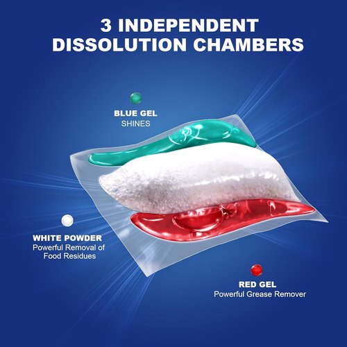 CHMI Dishwasher Pods - 200 Count Stain & Grease Removal | No Pre-Rinsing Needed