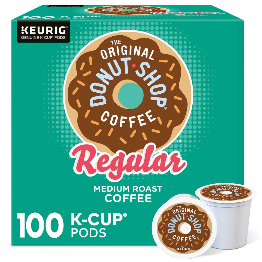 Original Donut Shop K-Cup Pack - Regular Coffee Pods | 100 Count for Keurig Brewers