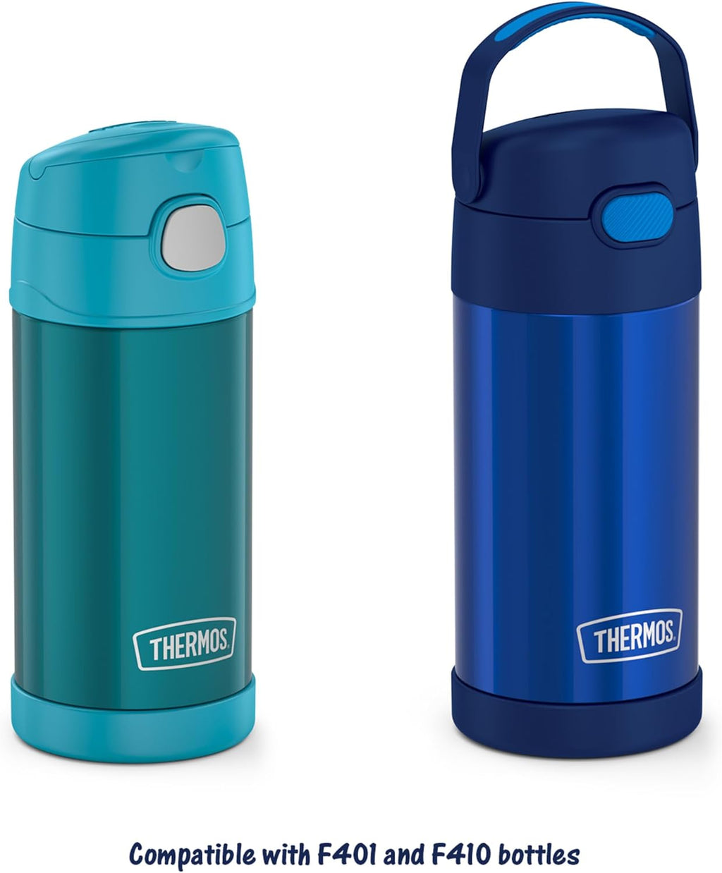 Thermos Replacement Straws - Clear Design for 12 Ounce Funtainer Bottles | 2 Count Pack