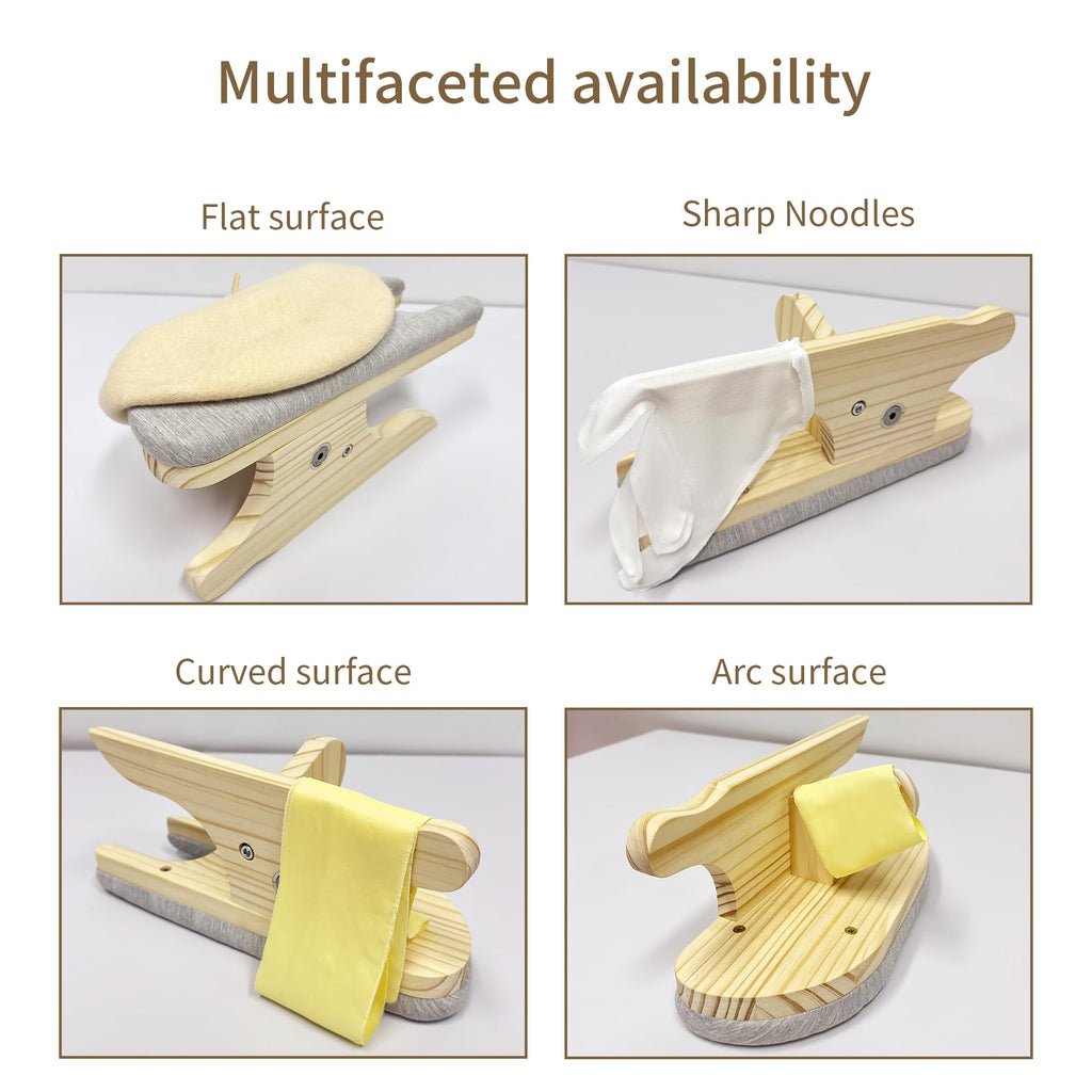 JELIMATE Tailors Board Various Pressing Surfaces, Tailor's Ironing Aid Tool - Smoothing Curved Seams, Ironing Collars, Cuffs, Curved Seams, Sleeve Caps