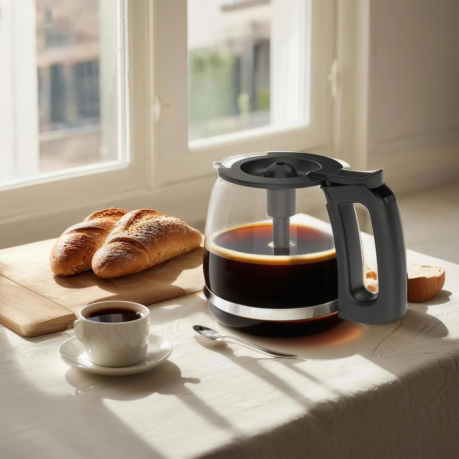 Replacement Coffee Pot Compatible for KitchenAid Coffee Maker KCM1209 KCM1208 KCM222