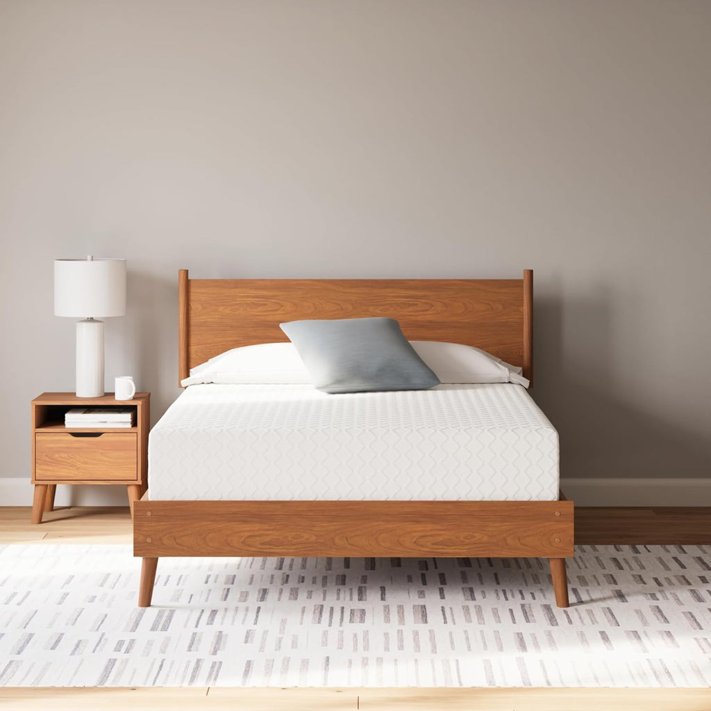 Signature Design by Ashley Chime Twin Mattress - 12" Thick Memory Foam for Pressure Relief | Fiberglass Free