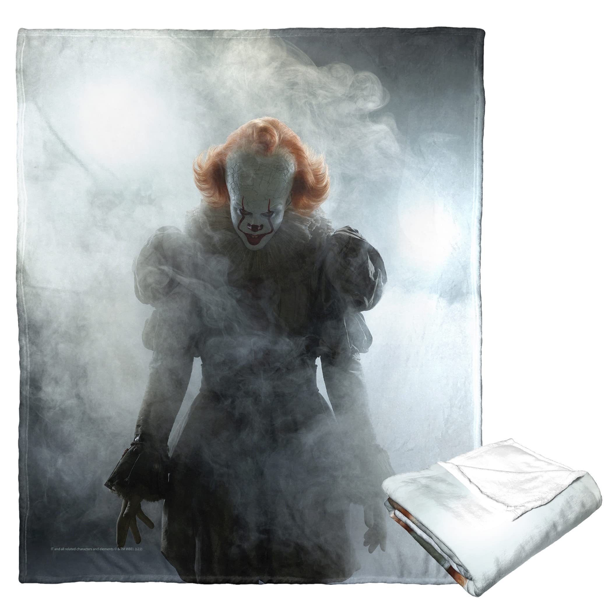 Northwest IT Silk Touch Throw Blanket, 50" x 60", Smokey Clown