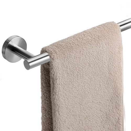 Bath Towel Bar, 20 Inch Towel Racks for Bathroom Wall Mounted, Heavy Duty Bathroom Towel Holder Organizer, Stainless Steel Modern Home Decor Towel Rod, Brushed Nickel