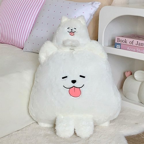 Goylmc Dog Plush Pillow,Dog Stuffed Animal, Home Decoration Gift for Kids Boys Adults (5.3 inch)