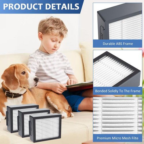iRobot Replacement High-Efficiency Filter - 3 Pack for Roomba e, i, and j Series Vacuums