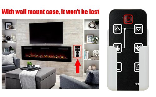 XINJISHIMIN Replacement for FEBO Flame Electric Fireplace Heater Remote Control ZHS-30-A ZHS-30-C 13IN-30-054 14 in-32-083 14IN-32-083 384-16A-20-21 15IN-23-094 ZHS-23-B ZHS-32-D 14IN-28-078