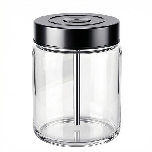 Glass Milk Container for Miele, Compatible with Coffee Machines for Miele 11574240, CM 7750 6360 5300 5310 5510 6160 6350, Milk froth container,Incompatible for Built-in Coffee Makers, Transparent