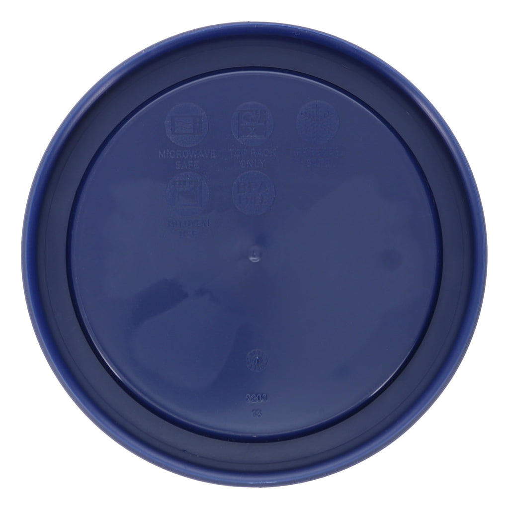 Pyrex 7200-PC 2 Cup Blue Food Storage Replacement Lid (6-Pack) - Made in USA