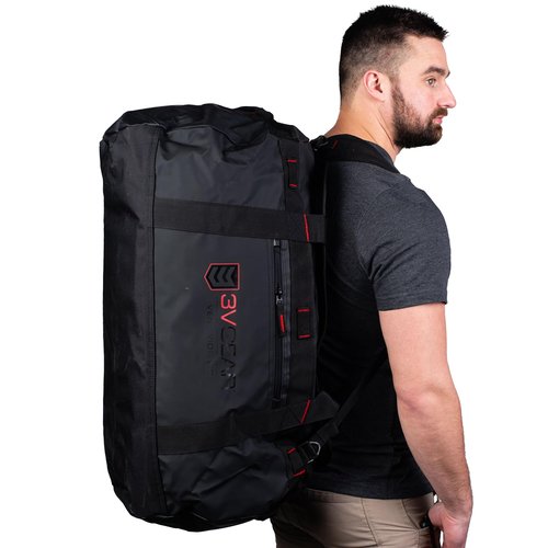 3VGEAR Smuggler Adventure Duffel Bag, 85L - Duffel Bag for Travel, Gym and Sports, Backpack, Handle Carry, Large D-Shaped Opening, Removable Straps - 85 Liters