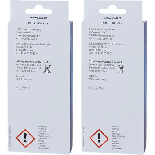 Decalcifying Tablets For All Coffee Machines, Powerful descaling, Fast Dissolution(Pack of 2)