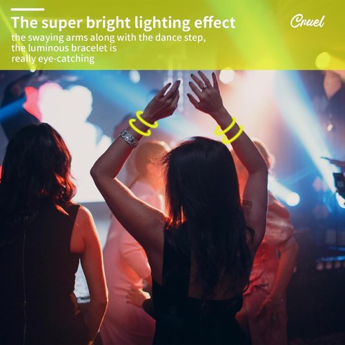 Glow Sticks | 200 Pack 8'' Neon Yellow Light-Up Party Favors with Connectors for Events