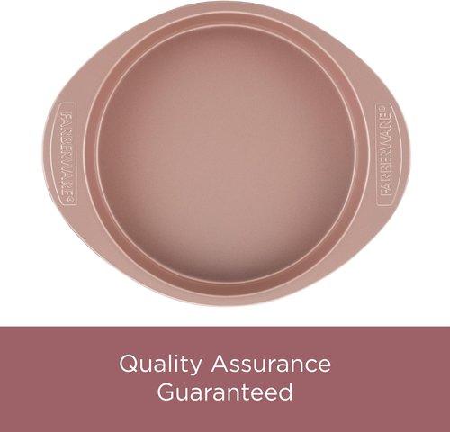 Farberware Nonstick Cookie Sheet - 10 Inch x 15 Inch, Elegant Rose Gold Finish