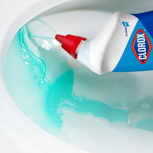 CloroxPro Toilet Bowl Cleaner with Bleach - Fresh Scent, 24 Ounces (Pack of 12) | Commercial Solutions