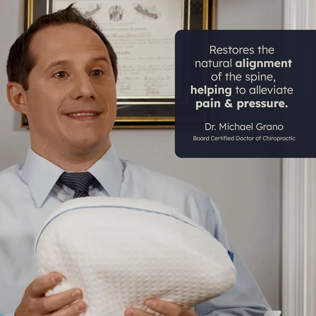 Contour Legacy - Leg & Knee Foam Support Pillow for Side Sleepers | Soothing Relief for Back, Hips, & Joints