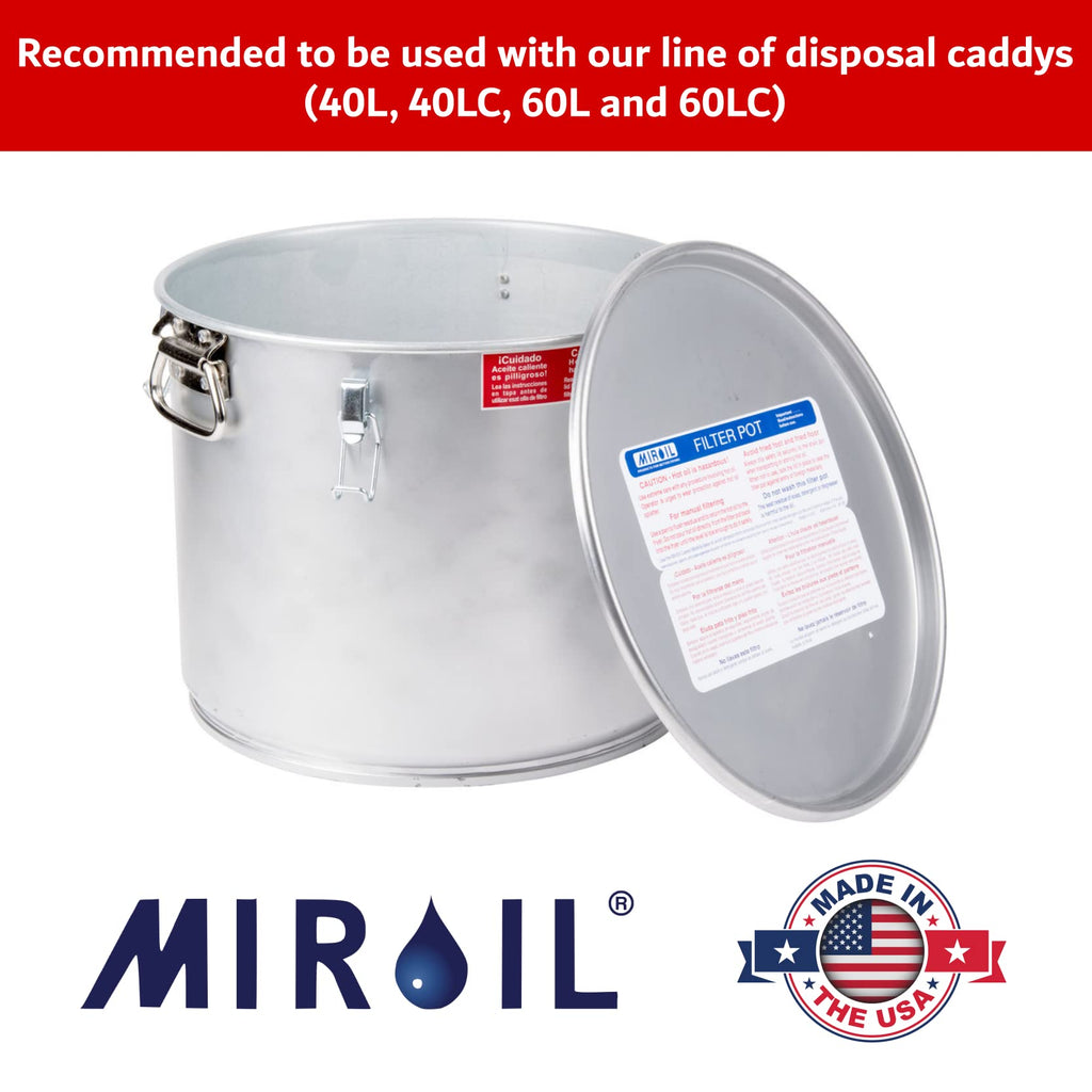 MirOil RB22FS Oil Polishing Filter Bag, Maintain Quality & Taste of Fried Foods, Reduce Contaminants, Extends Life of Hot & Cold Cooking Oil for Diner, Restaurant & Food Service(Bag Only) - Part 12748