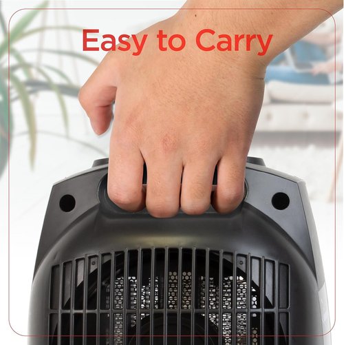 BLACK+DECKER Personal Ceramic Heater - Compact Space Heater with Adjustable Thermostat | Perfect for Office & Home Use