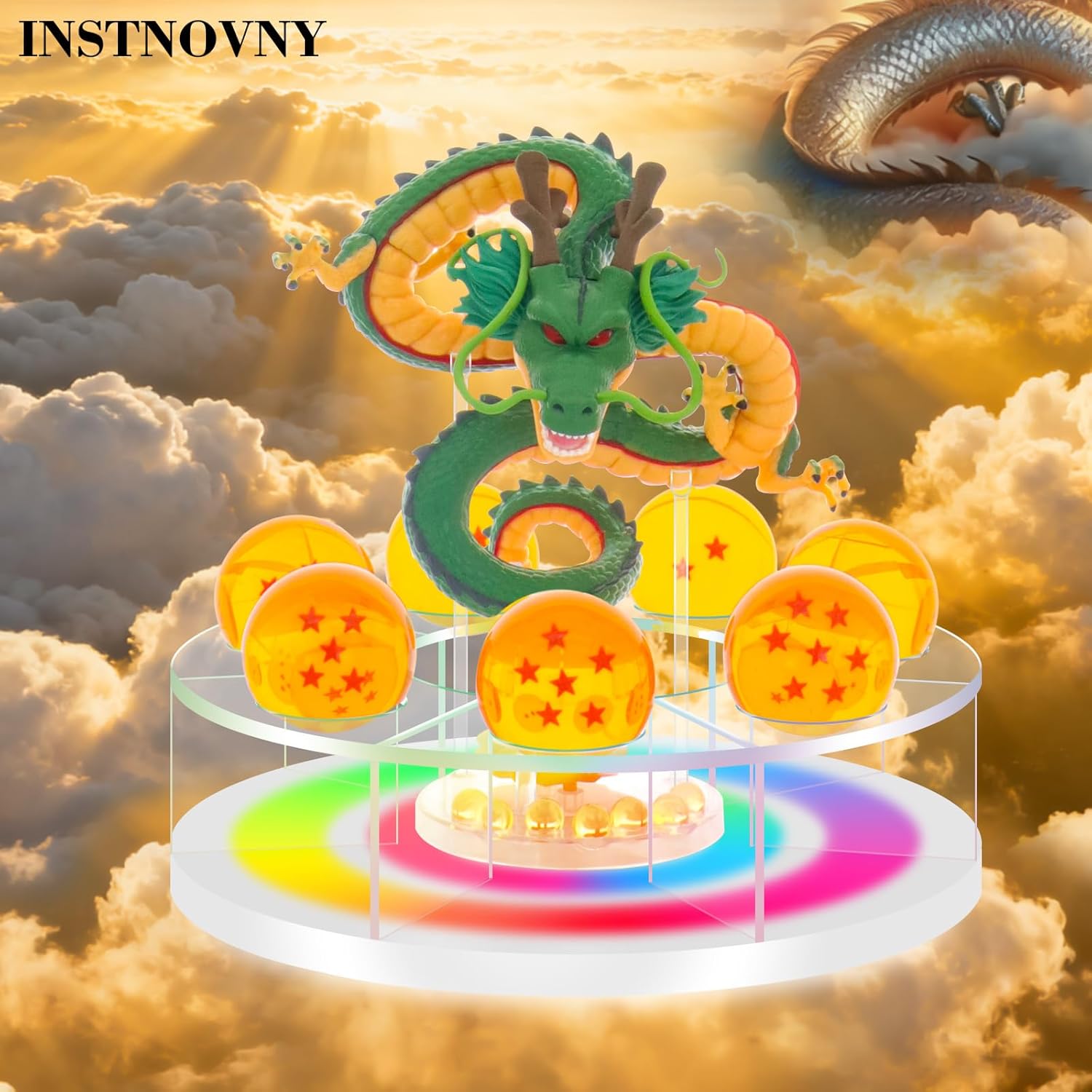 Shenlong Acrylic Shelf - Versatile Home Decoration for Halloween, Christmas & Birthdays | 15cm Size