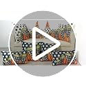 TAJWE 18x18 Polka Dot Pumpkin Pillow Covers - Black & Yellow, Set of 2