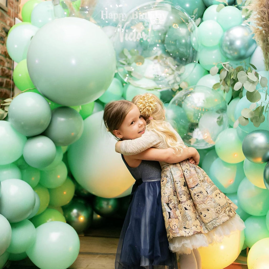 PartyWoo Mint Green Jumbo Balloons - 36 Inch Pastel Green for Birthday, Baby Shower & Graduation Decor