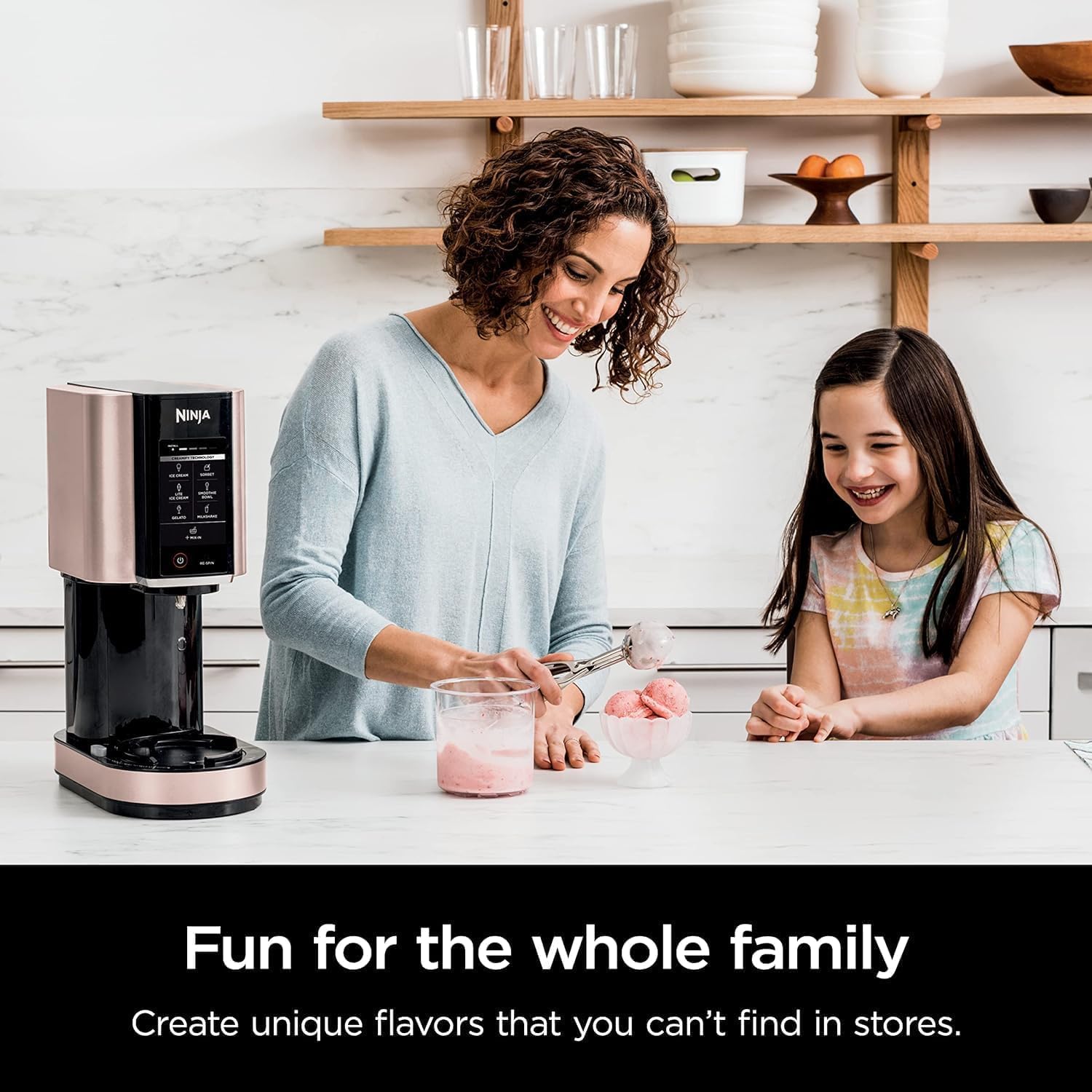 Ninja NC301 CREAMi - Versatile Ice Cream & Gelato Maker with 7 One-Touch Programs - Lavender