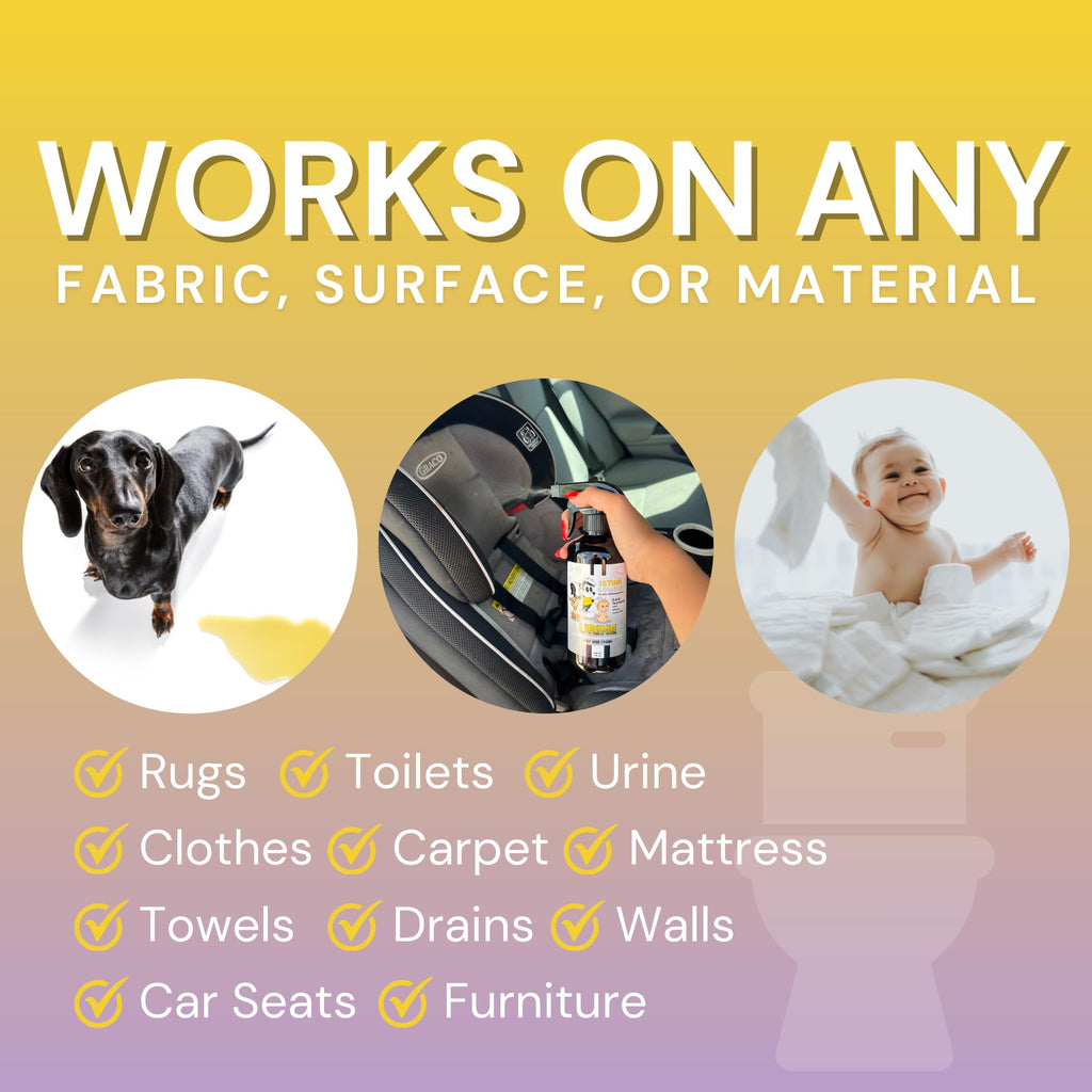 The Stink Solution Urine Odor Eliminator Spray Completely Removes Cat Urine, Dog Pee, & Human Urine Odor Quickly from Carpet, Mattress, Hardwood Floor, Grass, Outdoor Turf, etc - 1 16oz (WeeWee Fresh)