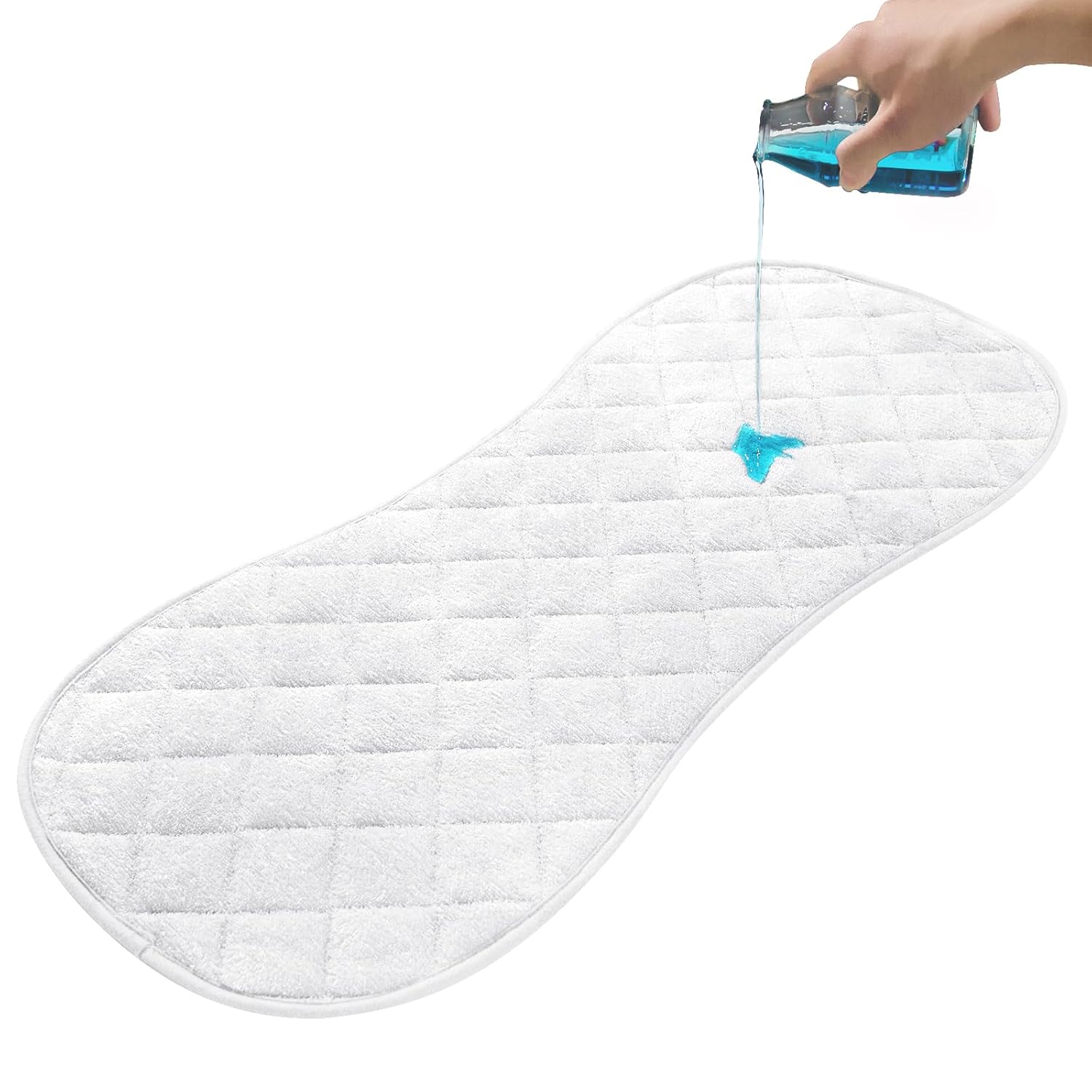 Moonsea Quilted Changing Pad Liners - Thicker, Waterproof & Non-Slip | 3 Pack in White