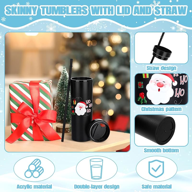 Santa Gift Set for Men, 12 Pcs - Includes Cup, Wallet, Belt, Bracelet, Keychain & More (Variation: Santa)