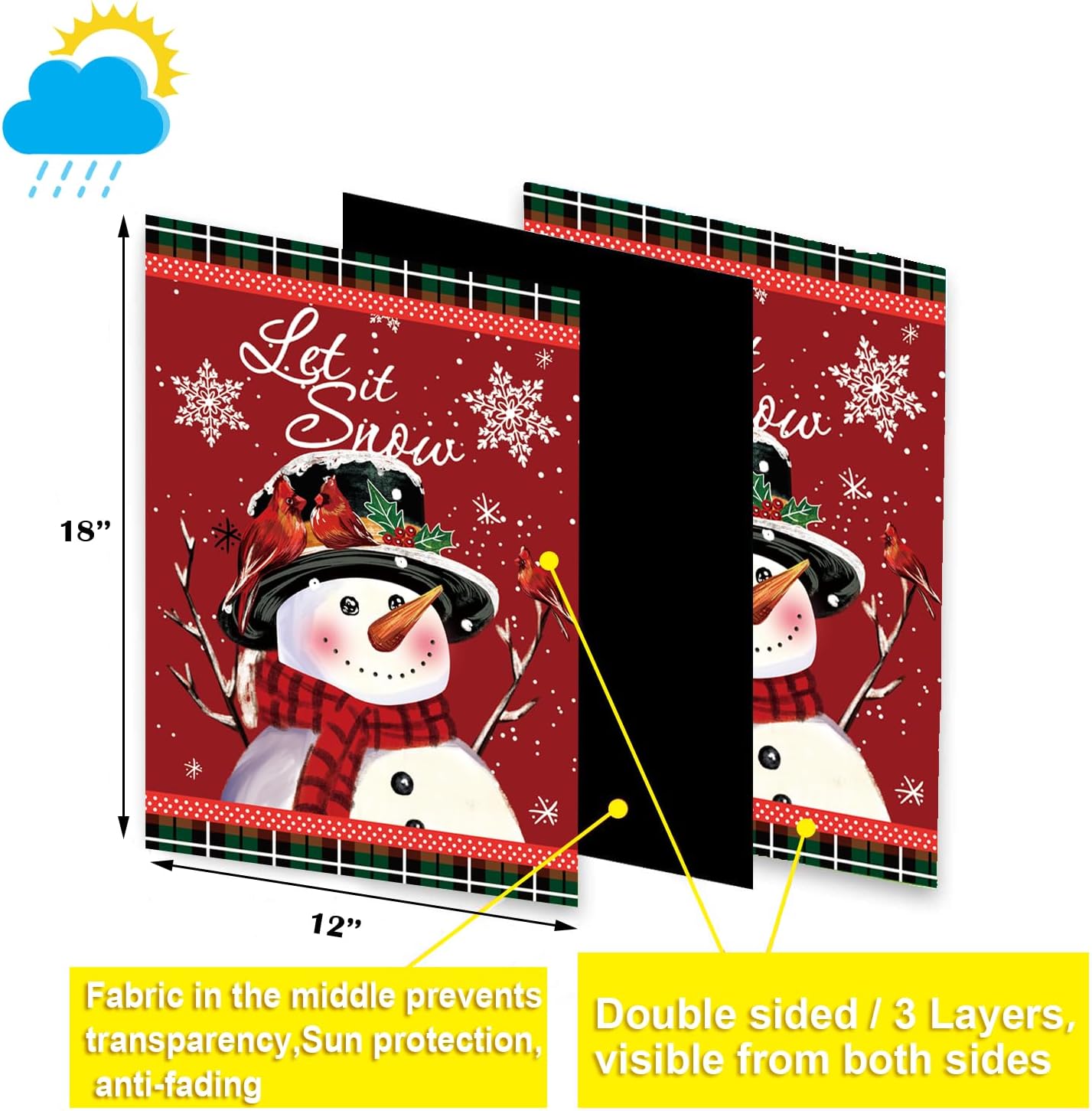 Seasonal Garden Flags by [Brand Name] - Set of 12 Double-Sided 12x18 Inch Outdoor Yard Flags for All Seasons