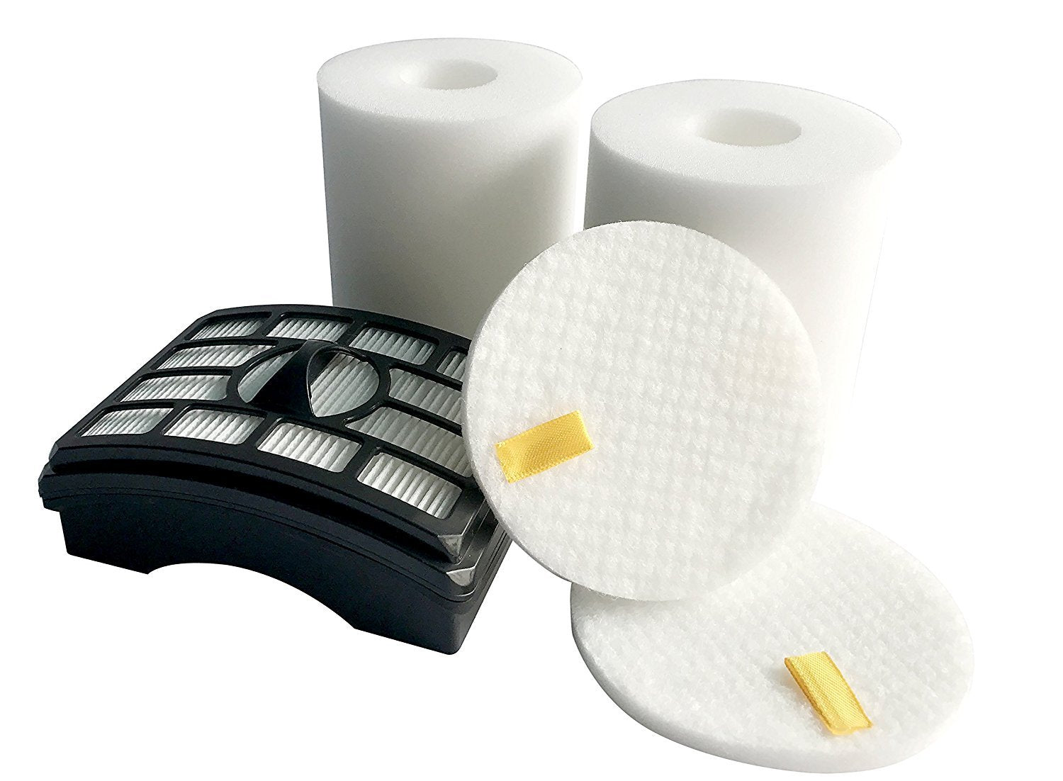 2 HEPA Filter + 2 Foam Flet Filter Kit for Shark Rotator Pro Lift-Away NV500 NV501 NV505 NV552 HEPA Filter & Foam Filter Kit, Part # XFH500 & XFF500