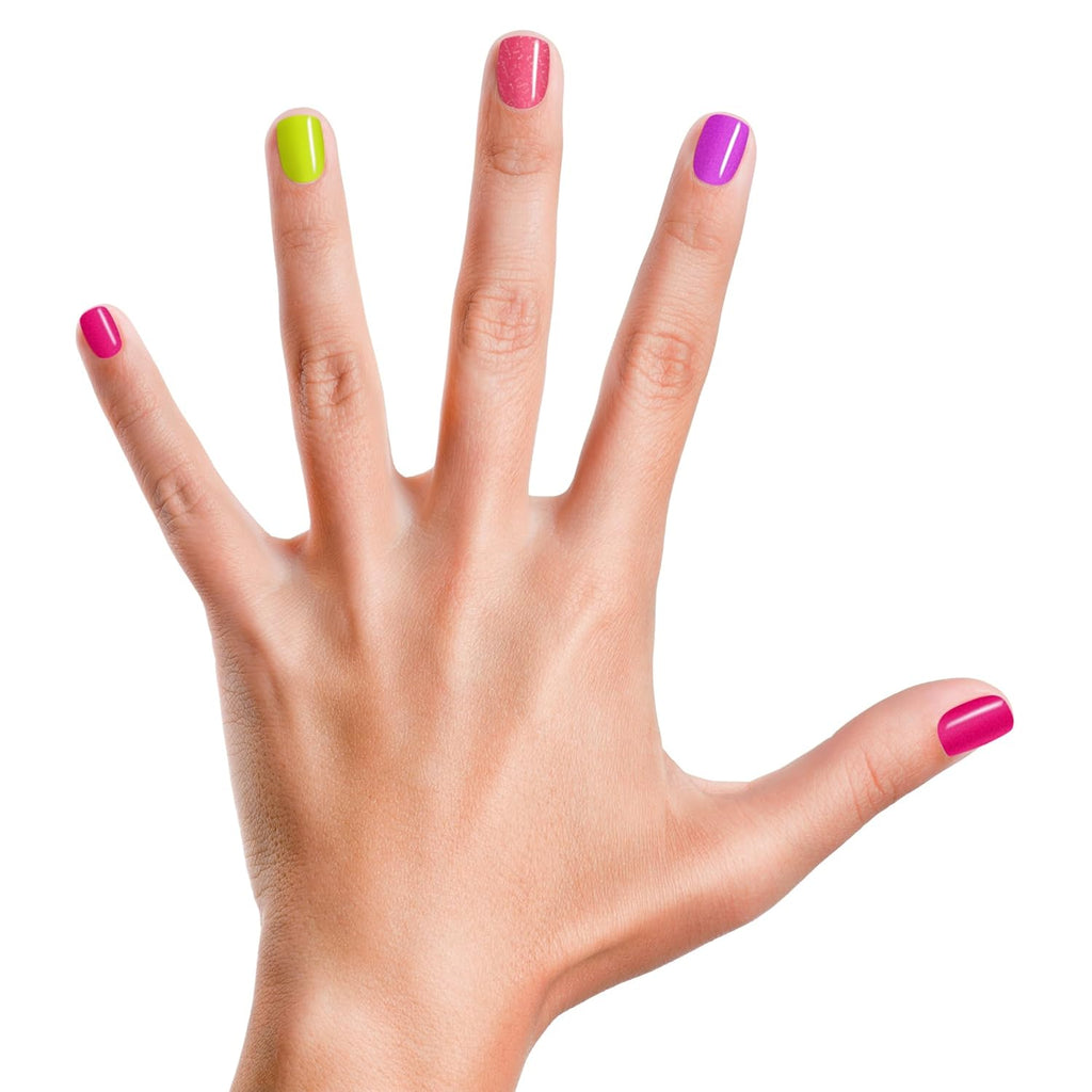 Piggy Paint Neon Polish Box Set - Includes Bonus Blacklight Glow Feature!