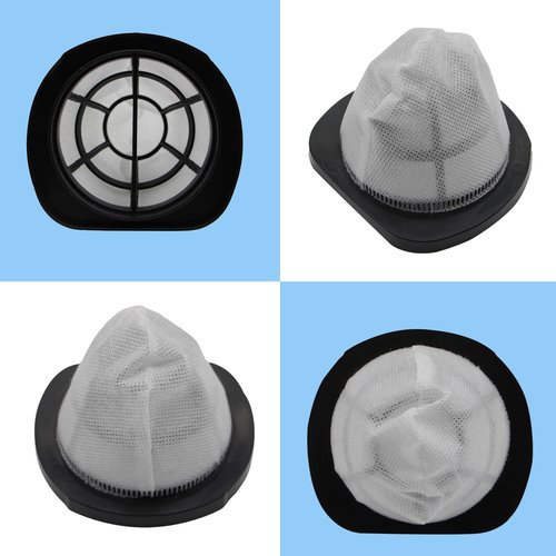 Aolleteau 2037423 Filter Compatible with Bissell 3-in-1 Lightweight Stick Vac 38B1, 38B1L, 1059 Series, Compare to Part# 2037423 & 2037424 (4 Pack Vacuum Filter & 4 Pack Foam Filter)