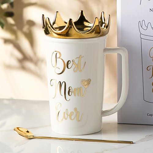 Best Mom Ever Gifts - Regine Switzerland Coffee Mug | 19 Oz Birthday & Christmas Gift for Mom