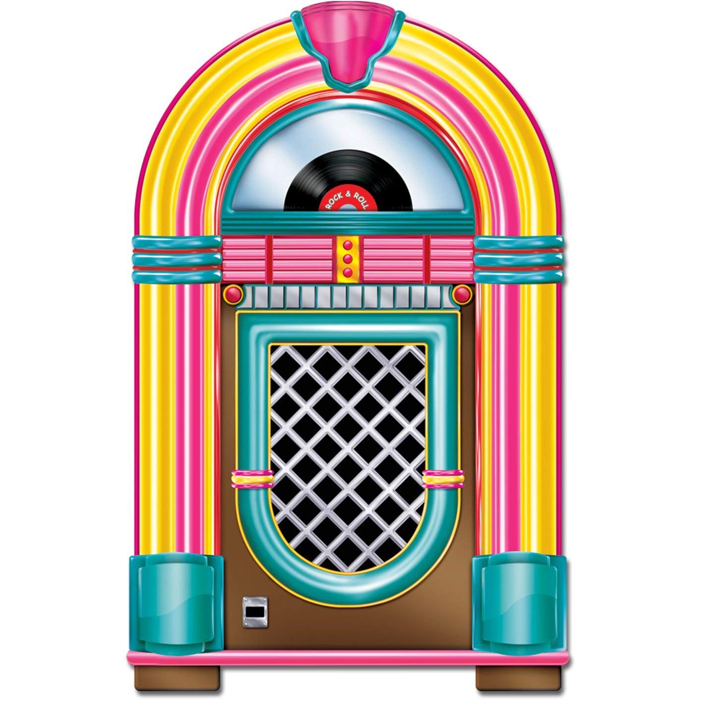 Beistle , 2 Piece Jukebox Cutouts, 3'