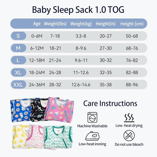 Bamboo Rayon Sleep Sack by [Brand Name] - Supersoft 1.0 Tog Toddler Wearable Blanket | 12-18 Months
