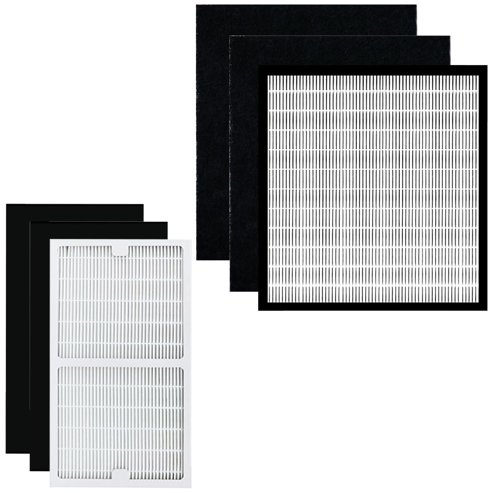 IAP-10-280 Replacement Filter for Idylis IAP-10-280 Air Purifier, Include 1C + 1D HEPA and 2C + 2D High Efficiency Carbon Filter