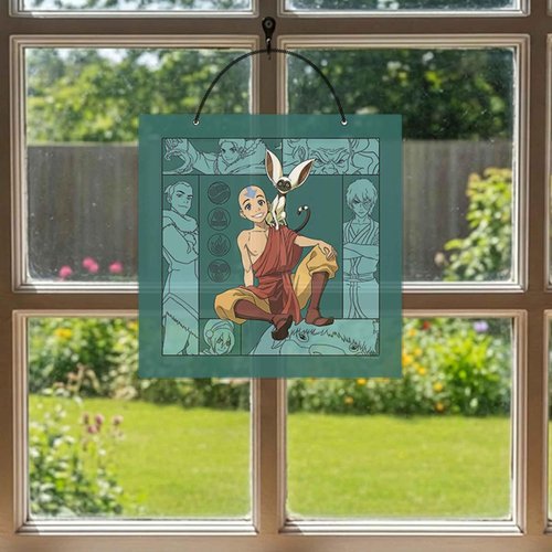 Avatar The Last Airbender Aang Acrylic Wall Decor - Fun Home Art for Fans | Unique Hanging Design