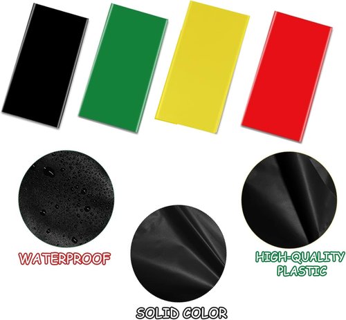 12Pcs Disposable Rectangular Tablecloths | Black History Month Party Decorations - 54x108 Inch