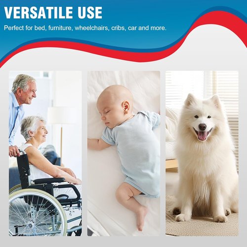 BIGGMED Tear-Resistant Incontinence Bed Pads - Heavy Duty Disposable Underpads for Adults & Kids | 40'' x 36'' (25 Count)
