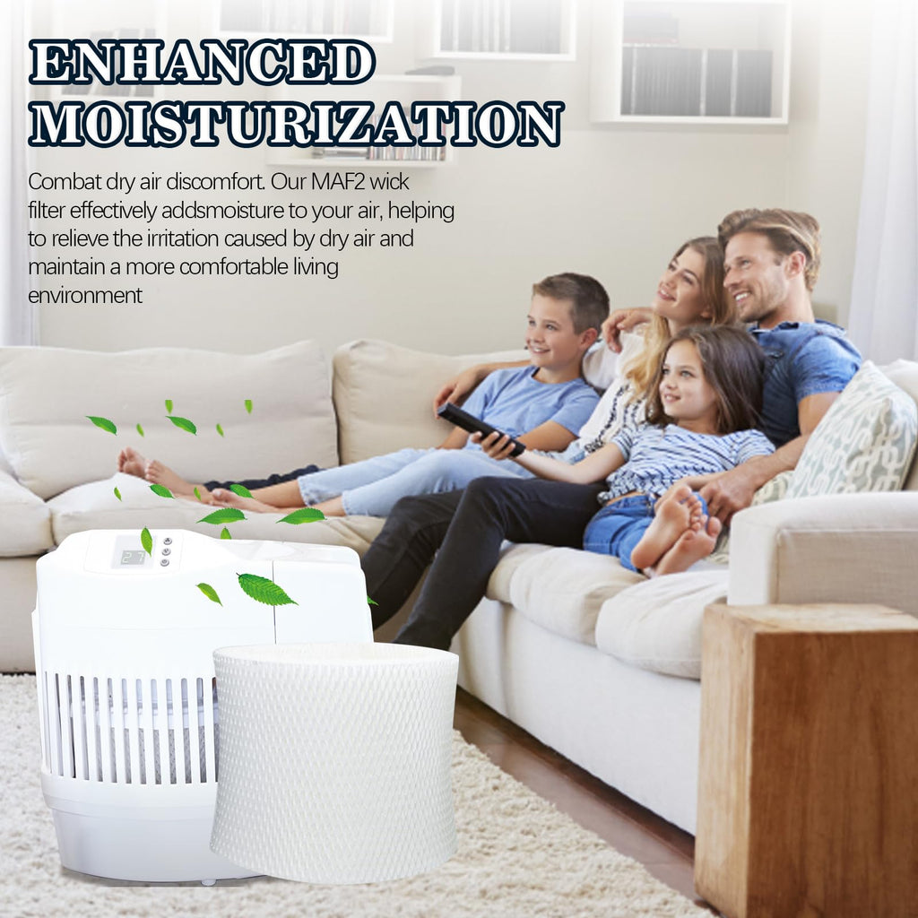 MAF2 Humidifier Wicking Filters Compatible With AIRCARE Essick Air Moist Air MA0800 MA0600 MA08000 MA0601 for Kenmore 15408 15508 154080 17006 29706 29988 Series Humidifier Replacement Filter (1-Pack)