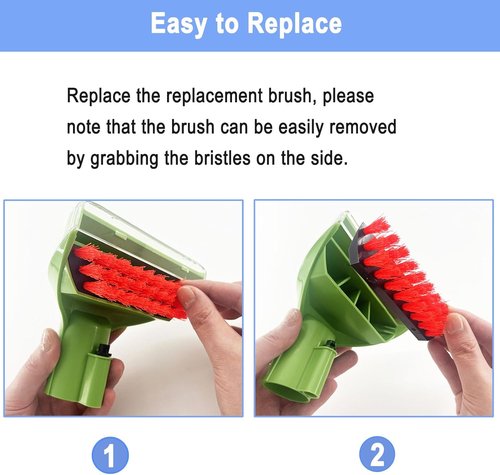 Bissell 1400B Little Green Stain Brush Tool - Detachable Replacement for Carpet Cleaners | 5.3" Size